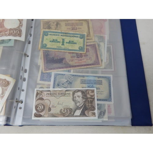 60 - Collection of Banknotes of the World housed in collectors album