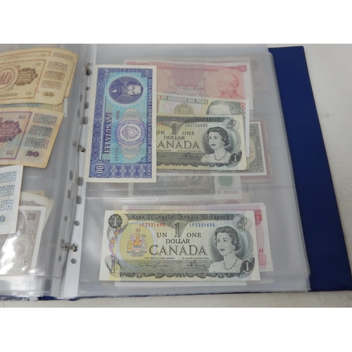 60 - Collection of Banknotes of the World housed in collectors album