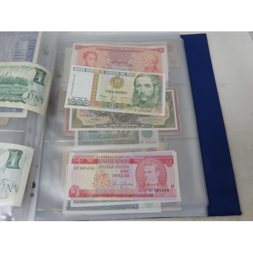 60 - Collection of Banknotes of the World housed in collectors album