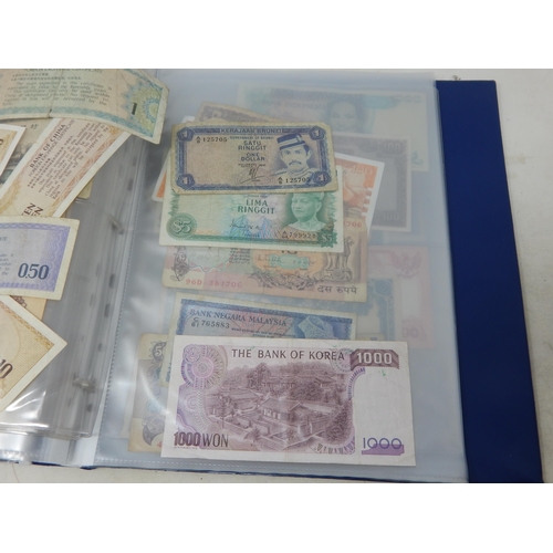 60 - Collection of Banknotes of the World housed in collectors album