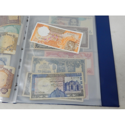 60 - Collection of Banknotes of the World housed in collectors album