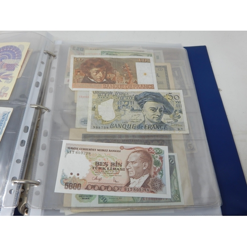 60 - Collection of Banknotes of the World housed in collectors album