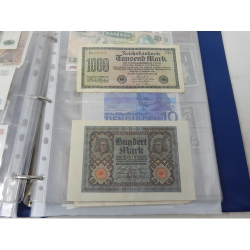 60 - Collection of Banknotes of the World housed in collectors album