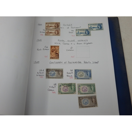 79 - An important collection of British Commonwealth stamps from Aden to Burma housed in blue collectors ... 