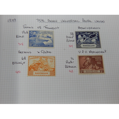 79 - An important collection of British Commonwealth stamps from Aden to Burma housed in blue collectors ... 