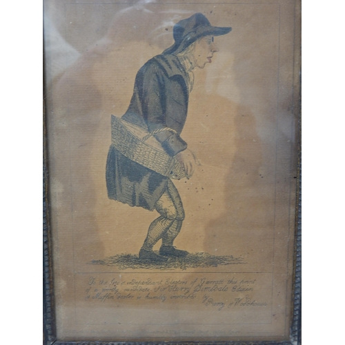 609 - Two 18th Century Framed Prints.