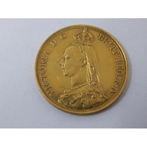 QV 1887 Gold Double Sovereign