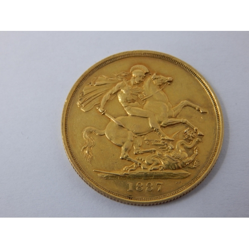 82 - QV 1887 Gold Double Sovereign