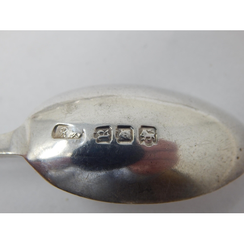 108 - A Set of 6 Silver Coffee Spoon & Tongs Hallmarked London 1916 by Richard Burbridge (Chairman of Harr... 