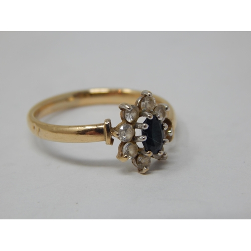 285 - 9ct Yellow Gold Ring: Size O: Gross weight 1.25g