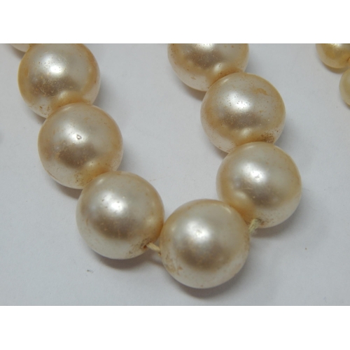 289 - Five Good Vintage Pearl Necklaces with Varying Lengths and Clasps.