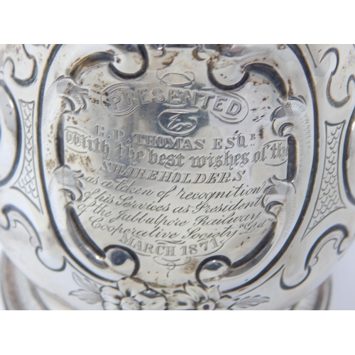 182 - George II Silver Tankard: Hallmarked London 1758 by William Shaw & William Priest: Height 13.2cm: We... 