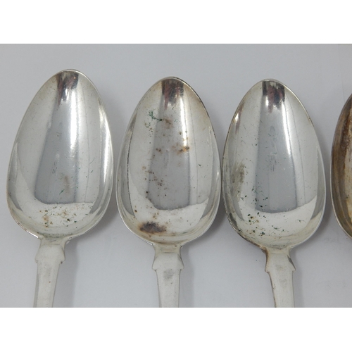 151 - A Set of 6 Scottish Georgian Silver Kings Pattern Serving Spoons Hallmarked Edinburgh 1822 by Marsha... 