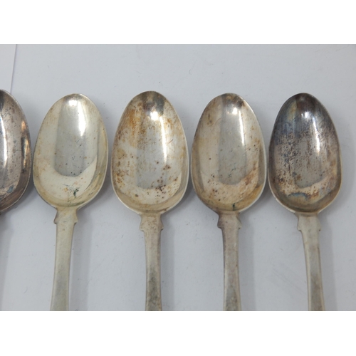 153 - A Set of 8 Scottish Georgian Silver Kings Pattern Teaspoons Hallmarked Edinburgh 1822 by Marshall & ... 