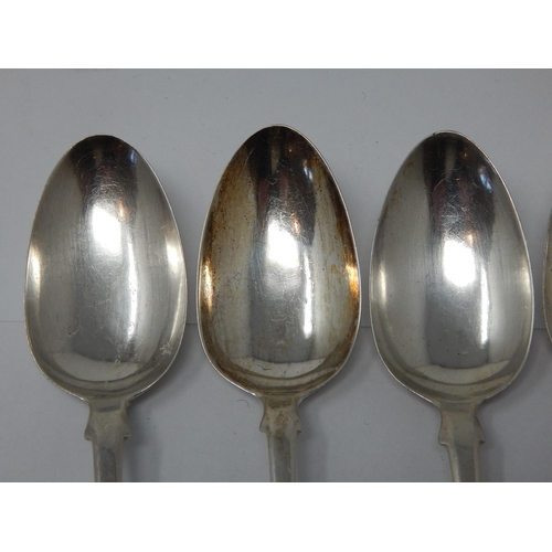 103 - A Set of 5 Scottish Georgian Silver Kings Pattern Dessert Spoons Hallmarked Edinburgh 1822 by Marsha... 