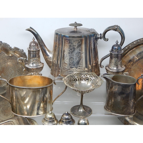 178 - A Large Quantity of Silver Plated Wares to Include a novelty pair of musical note toast racks by Pau... 