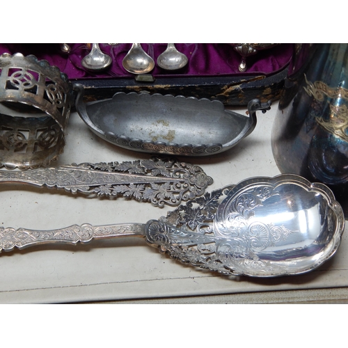 178 - A Large Quantity of Silver Plated Wares to Include a novelty pair of musical note toast racks by Pau... 