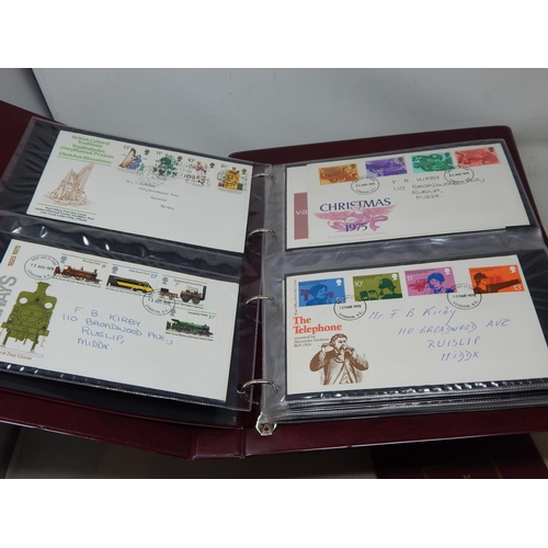 37 - Three Royal Mail Binders containing a Collection of FDC's from October 1974-March 1993, all in date ... 