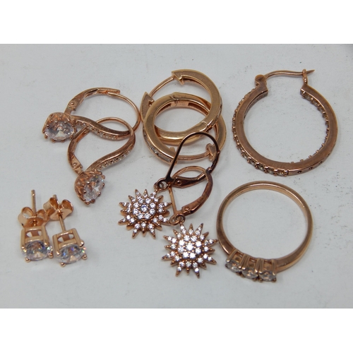 275 - Quantity of 925 Silver & Rose Gold Plated Jewellery,