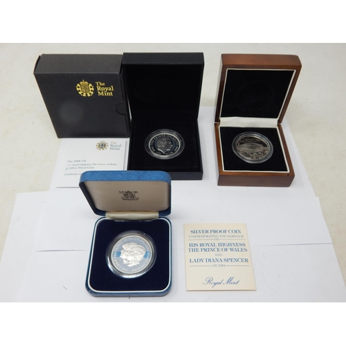 61 - Royal Mint Silver proof 2008 UK £5 Coin 