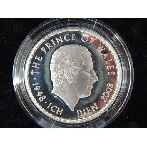 61 - Royal Mint Silver proof 2008 UK £5 Coin 