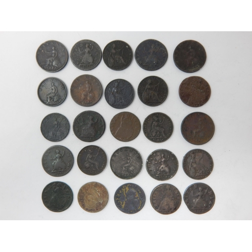 72 - Collection of Farthings: Charles II - William IV