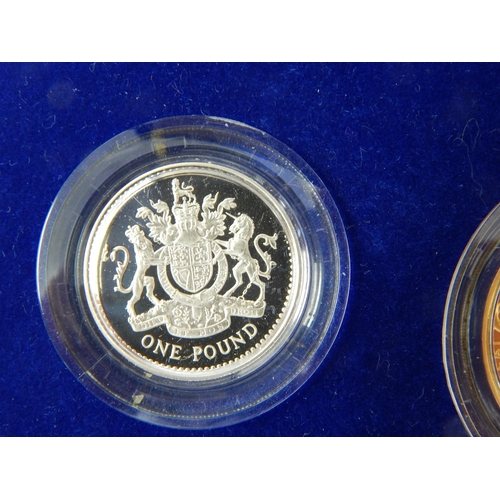 75 - Royal Mint 2003 Silver Proof Piedfort 3 Coin Collection in Case of Issue with COA's