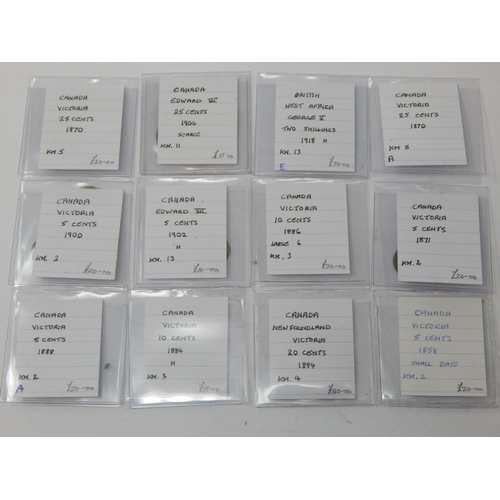 78 - Collection of QV & Later Silver Comonwealth Coinage: All in packs with original purchase tickets fro... 