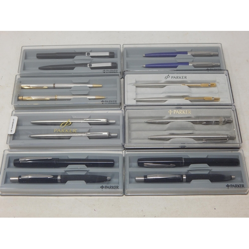 A Collection of Parker Pens Sets from a private collection (8)