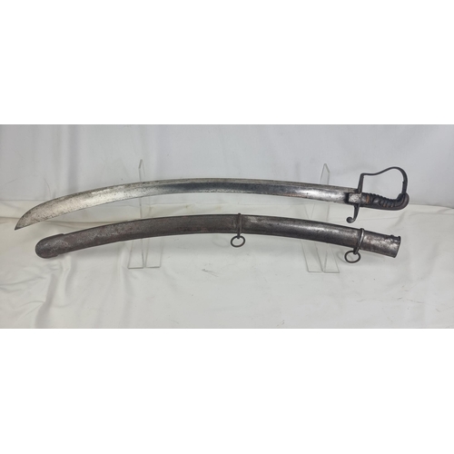 514 - 1796 pattern troopers sabre and scabbard