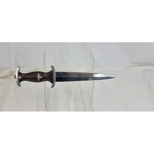 WW2 German Nazi SA honour dagger with etched blade