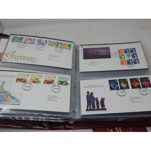 79 - Three Royal Mail Binders containing a Collection of FDC's from October 1974-March 1993, all in date ... 