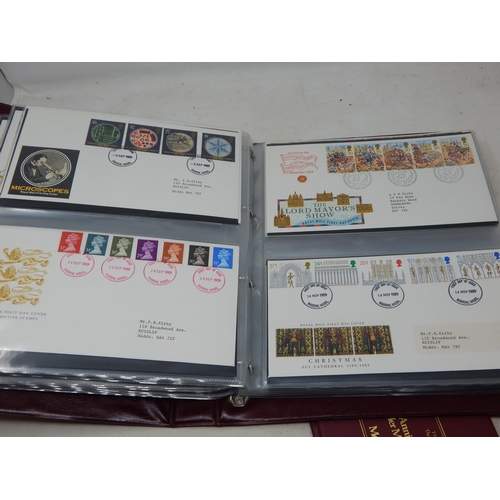 79 - Three Royal Mail Binders containing a Collection of FDC's from October 1974-March 1993, all in date ... 