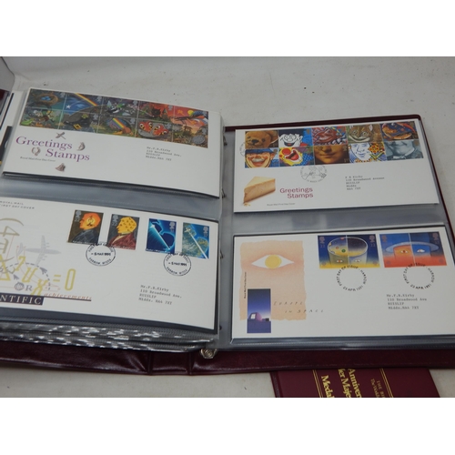 79 - Three Royal Mail Binders containing a Collection of FDC's from October 1974-March 1993, all in date ... 