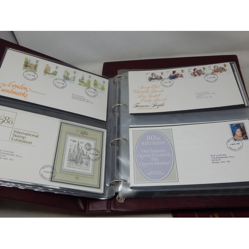 79 - Three Royal Mail Binders containing a Collection of FDC's from October 1974-March 1993, all in date ... 
