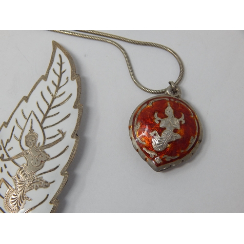 161 - A Large Collection of Thai Sterling Silver Jewellery Including Brooches, Earrings, Necklaces, Bracel... 