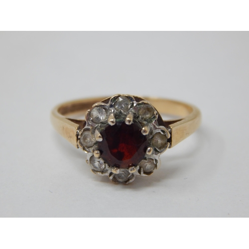 178 - 9ct Yellow Gold Ring: Size L/M: Gross weight 2.43g