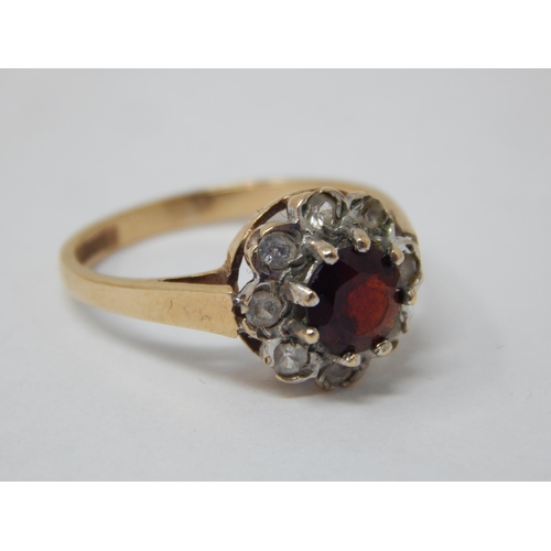 178 - 9ct Yellow Gold Ring: Size L/M: Gross weight 2.43g