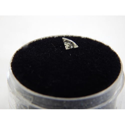148 - A Princess Cut 0.23ct Diamond: Colour G-H: Clarity S1