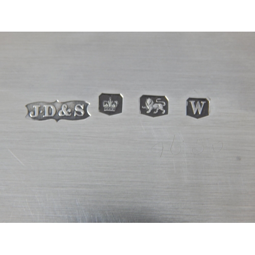 101 - Art Deco Silver Two Handled Tea Tray Hallmarked Sheffield 1939 by James Dixon & Sons: Measuring 59cm... 