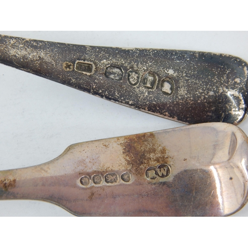 117 - George III Silver Sifter Spoon Hallmarked London 1804 together with a Victorian Silver Sifter Spoon ... 