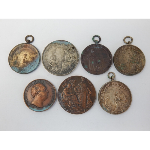 73 - A Collection of Horticultural/Gardening Medallions (7)