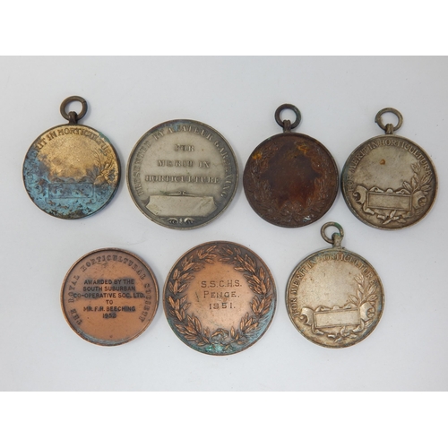 73 - A Collection of Horticultural/Gardening Medallions (7)