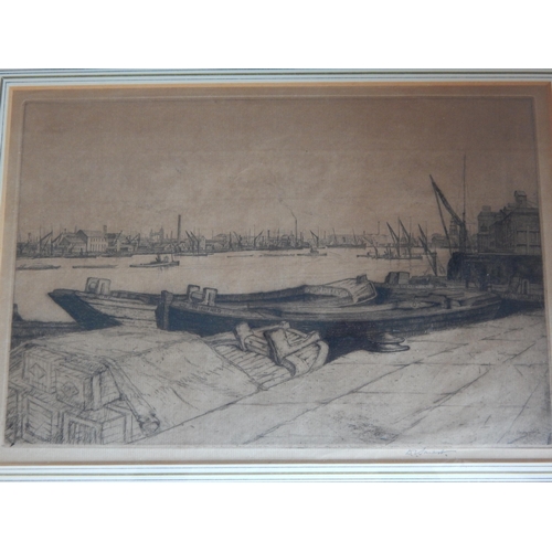 516 - DOUGLAS IAN SMART: (1879-1970) Signed Etching 