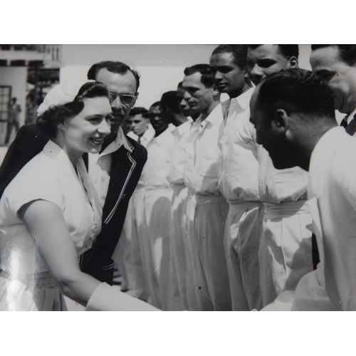 525 - ROYAL PHOTOGRAPHS: Princess Margaret B&W Photographs of her trip to the West Indies, Barbados, Grana... 