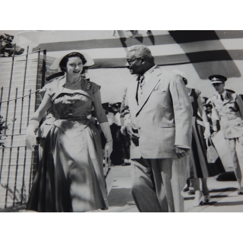 525 - ROYAL PHOTOGRAPHS: Princess Margaret B&W Photographs of her trip to the West Indies, Barbados, Grana... 