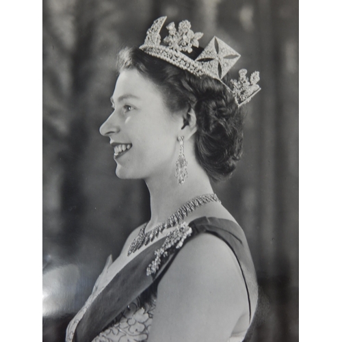 527 - ROYAL PHOTOGRAPHS: Queen Elizabeth II & HRH Prince Philip: B&W Press Photographs Including examples ... 