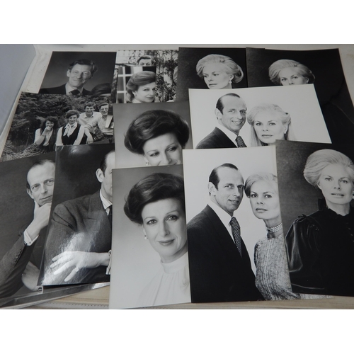 530 - ROYAL PHOTOGRAPHS: The Duke & Duchess of Kent & Princess Alexandra B&W Press Photographs Taken by Lo... 