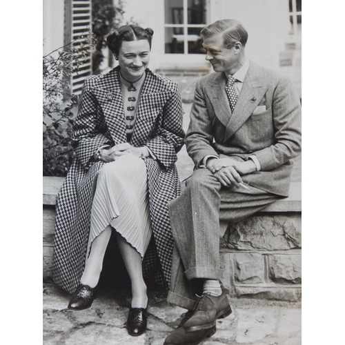 532 - ROYAL PHOTOGRAPHS: King Edward VIII (Abdicated) The Duke & Duchess of Windsor B&W Photographs (8) La... 