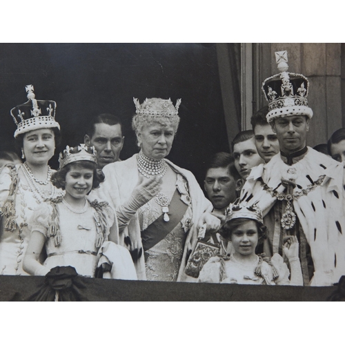 534 - ROYAL PHOTOGRAPHS: King George VI & Queen Elizabeth: B&W Press Photographs Including the King's Fune... 